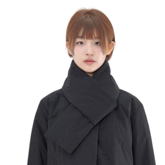 Eunoia Women’s Black Free Size Button Padding Jacket NWOT - Picture 8 of 12